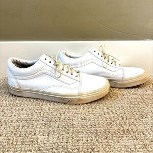 Vans White Off The Wall Sneaker - size M8.5 W10​​